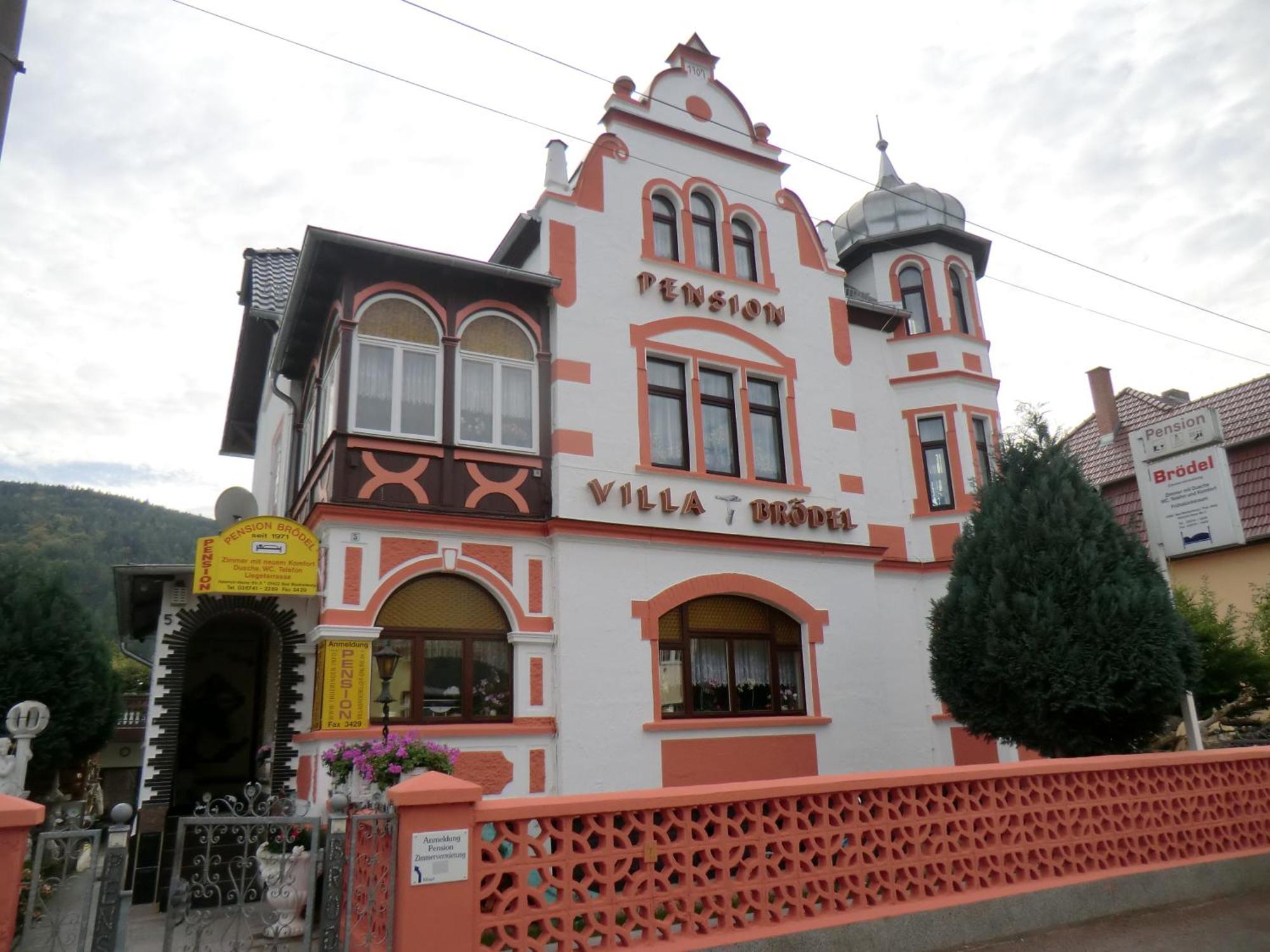 Pension Villa Broedel バート・ブランケンブルク エクステリア 写真